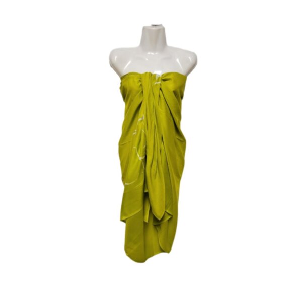 Womens Sarong Cotton Wrap, Handpainted Batik Wrapskirt Beach Pareo Beachwear-NEW - Picture 5 of 6